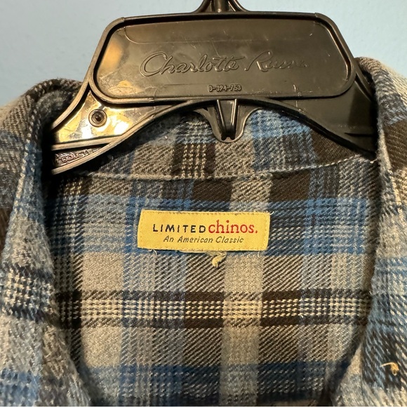 blue-black medium button down - Picture 3 of 4